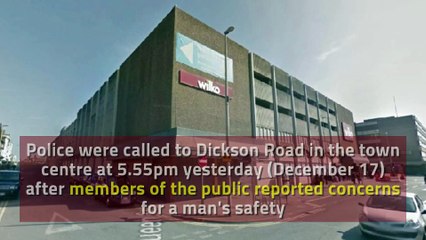 Man dies after falling from multi-storey car park in Blackpool
