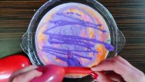 Making Slime With Funny Balloons And Elastic Bands