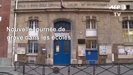 Grève: à Paris, les écoles de nouveau très perturbées