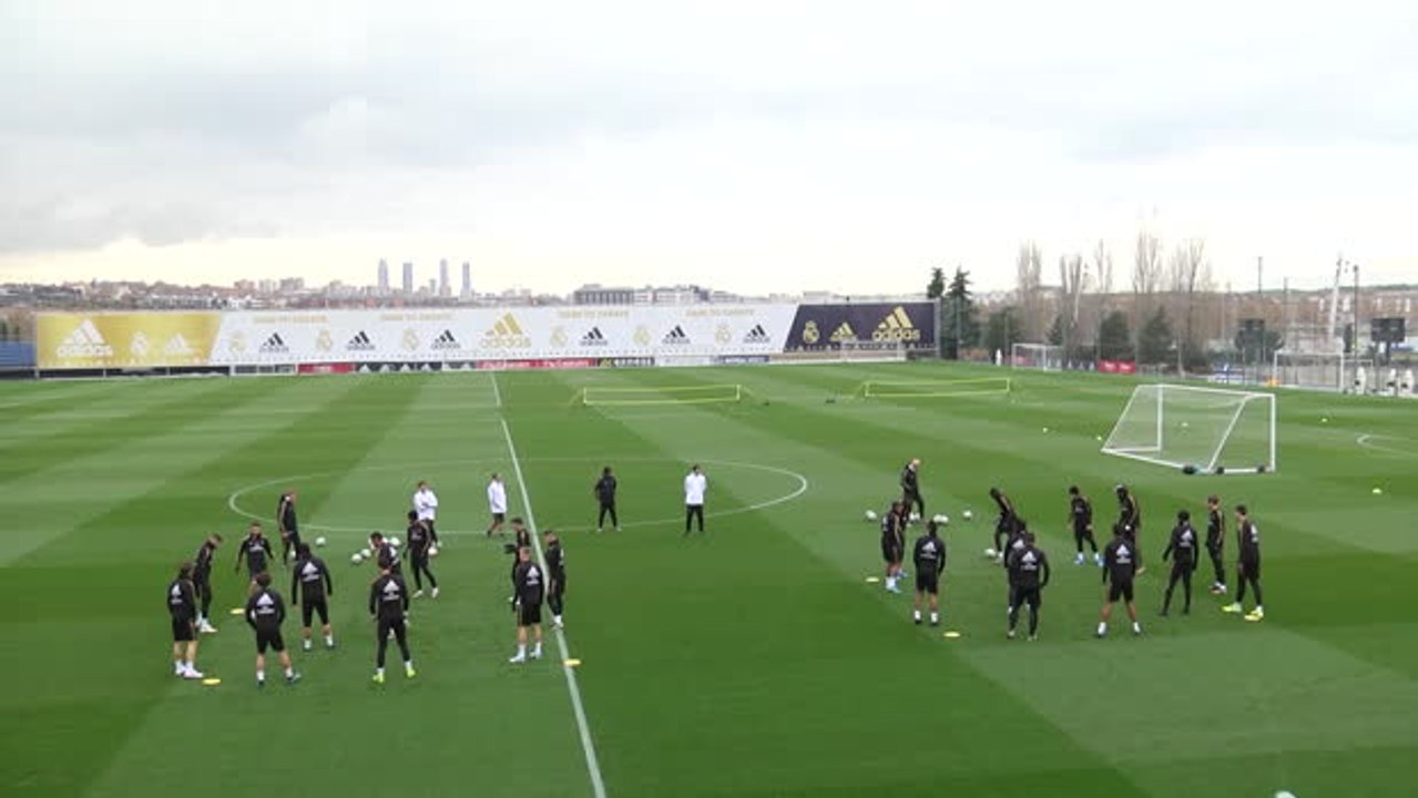 Real Madrid put in final preparations for El Clasico