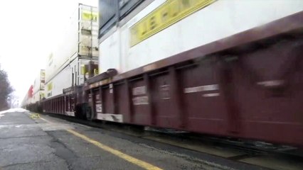 Railfanning in Amsterdam,NY 12/15/19