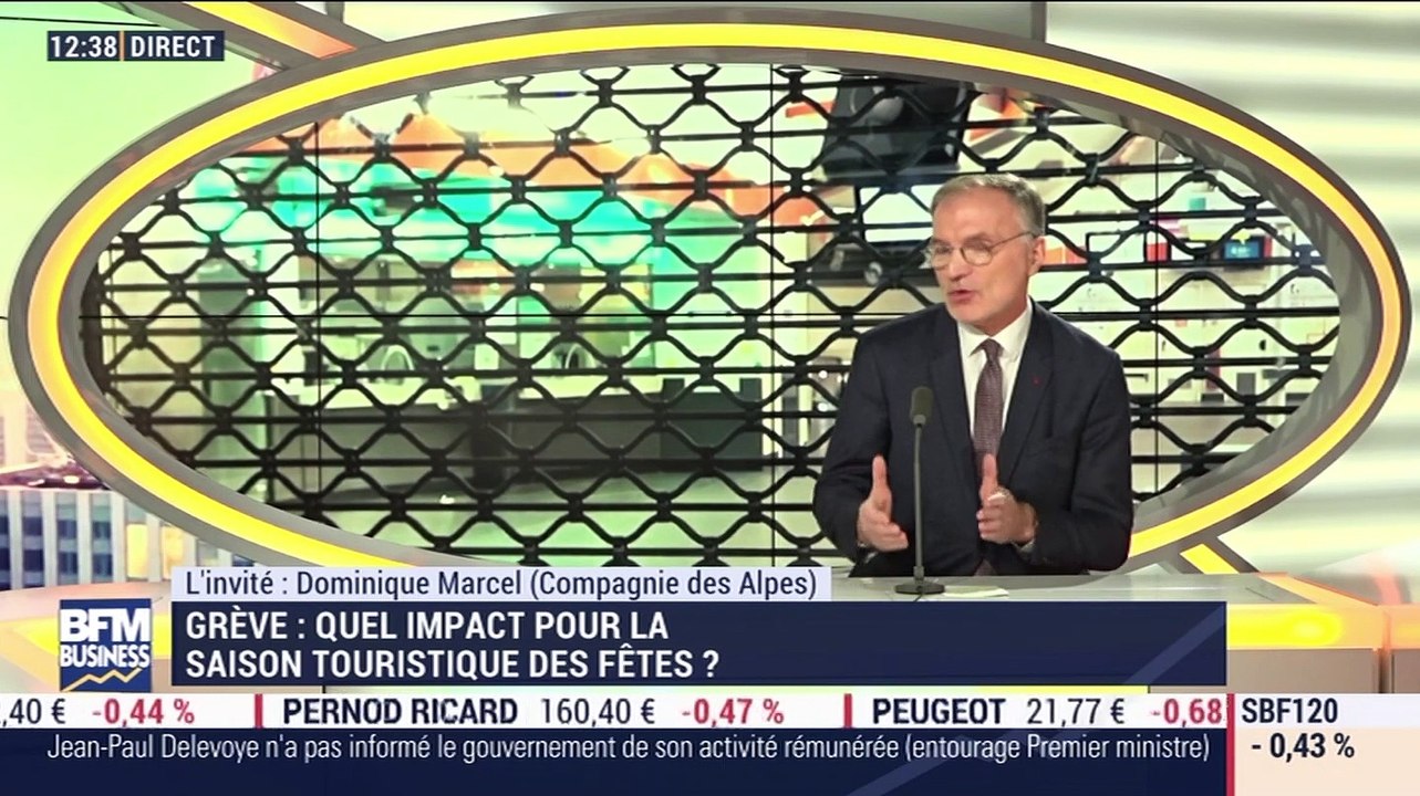 Dominique Marcel (Compagnie des Alpes) : Grève, quel impact pour la saison touristique des fêtes ? - 17/12