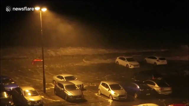 'Car park turned in to the sea!' as Storm Elsa continues battering Ireland