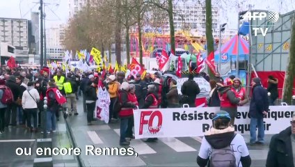 A Marseille, Lyon ou Rennes, rassemblements contre la réforme des retraites