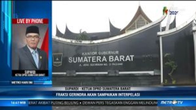 Sering Kunker ke Luar Negeri, Gubernur Sumbar akan Diinterpelasi