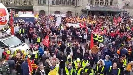 Metz : plus de 2000 manifestants sont partis de la gare