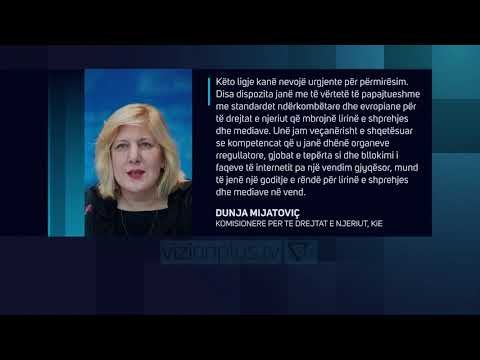 Komisionerja e KiE: Rishikoni paketën anti-shpifje - News, Lajme - Vizion Plus