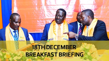 ODM's fresh proposals for BBI | Handshake deal illegal | Concerns over Naivasha dry port: Your Breakfast Briefing