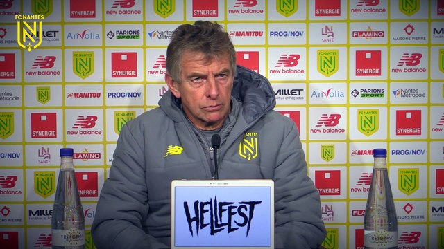 Christian Gourcuff avant FC Nantes - Strasbourg