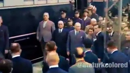 Atatürk'ün Renklendirilen Yeni Videosu...
