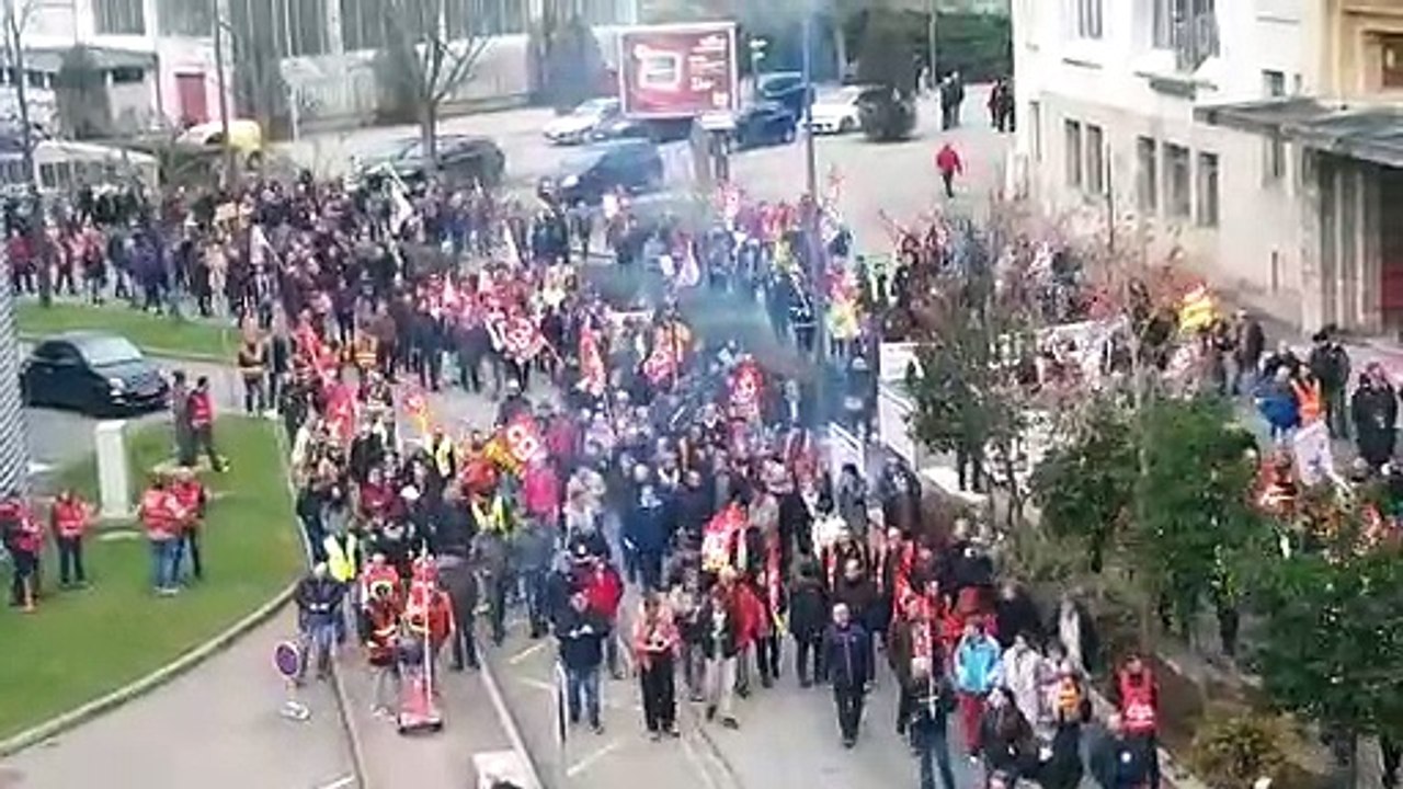 Épinal : plus de 4000 manifestants dans le cortège