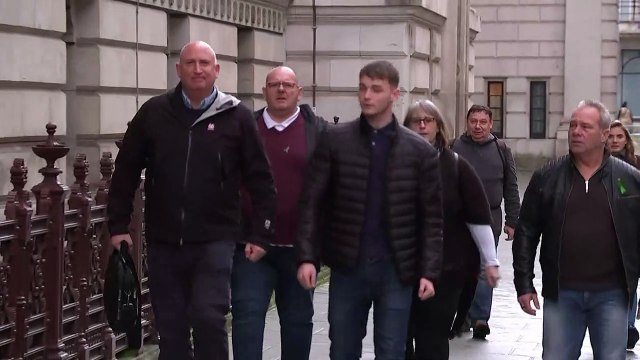 Harry Dunn's family arrive for meeting with Raab