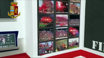 Foggia - La Polizia controlla gli ultrà (17.12.19)