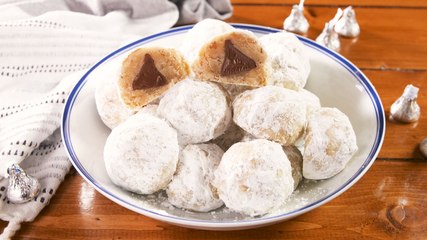 Chocolate Kisses Snowball Cookies Are Sweet As Can Be