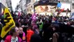Nancy : Regroupement de plusieurs dizaines de manifestants d'extrême gauche et de gilets jaunes à l'angle des rues des ponts et saint-jean