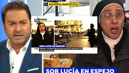 Albert Castillón arranca el hábito a la agitadora Lucía Caram