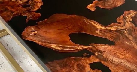 Blacktail Studio, la fabrication d’une table chic en résine