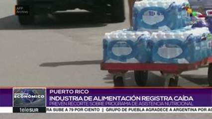 Puerto Rico: industria de alimentación registra caída