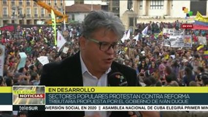 Colombia: sectores populares protestan contra reforma tributaria