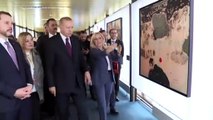 Cumhurbaşkanı Erdoğan, 'Hayat Devam Ediyor, Sanat Devam Ediyor' sergisini ziyaret etti (2) - CENEVRE