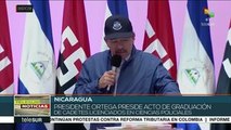 Nicaragua: graduación de cadetes licenciados en ciencia policial