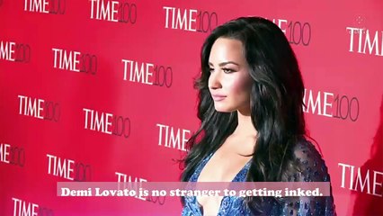 Demi Lovato showed off her new tattoo, and we couldn’t think of a better word for her