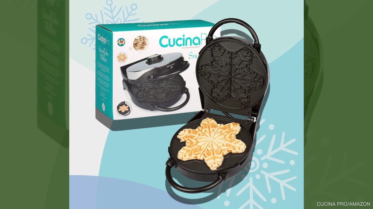 This Adorable Snowflake Waffle Maker Is a "Frozen" Fan's Dream—and It's
