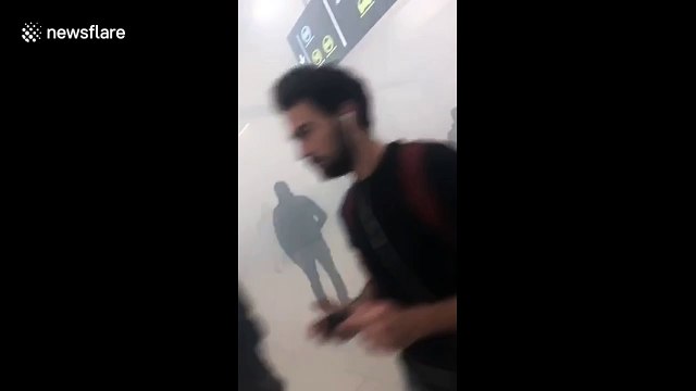 Dramatic moment protesters set off smoke bombs inside Paris’ Gare du Nord station on day 13 of strikes