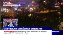 Réforme des retraites: le ministère de l'Intérieur recense 615.000 manifestants partout en France