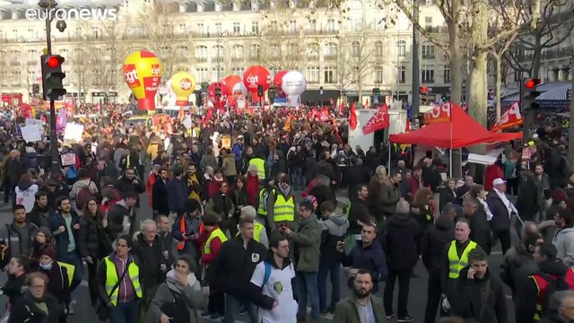 Nueva jornada de huelga en Francia convocada por los sindicatos