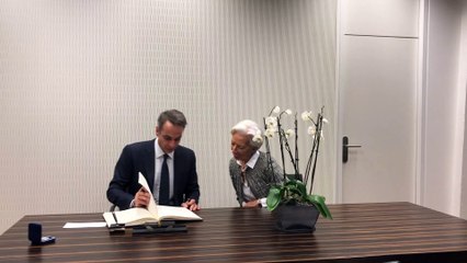 Μητσοτάκης και Λαγκάρντ στην ΕΚΤ