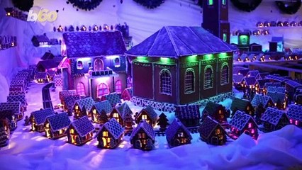 Tasty Town! Three Bakers Create 860-Square-Foot Gingerbread City!