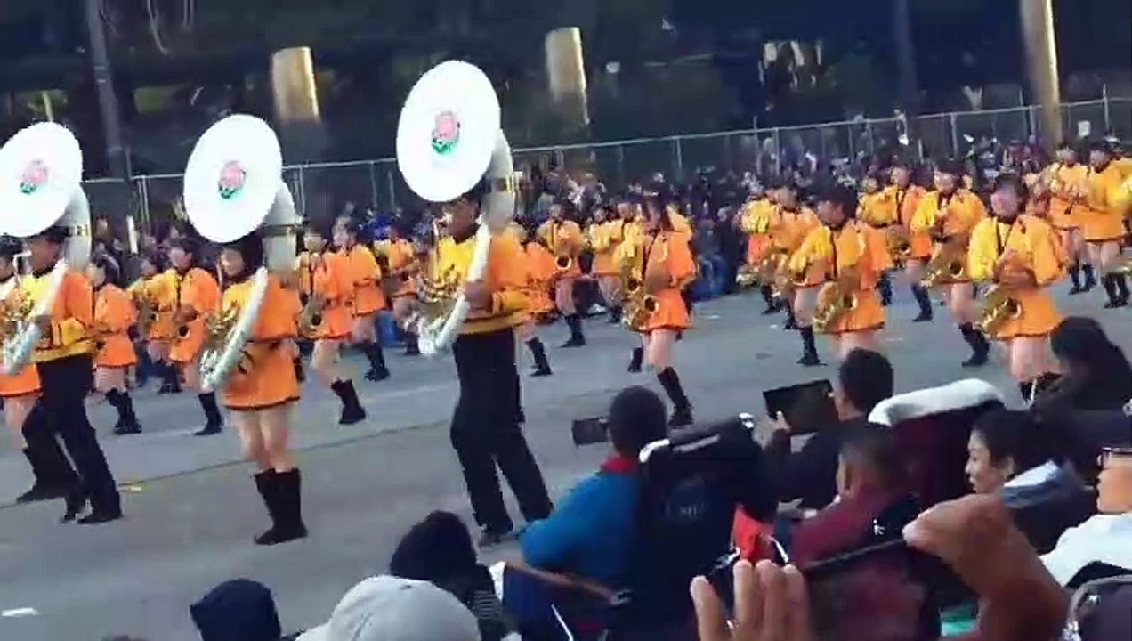 Tournament of Roses 2018 kyoto Tachibana High School Green Band 京都橘高校吹奏楽部５
