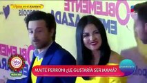 ¿Maite Perroni planea ser mamá?