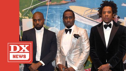 JAY-Z & Kanye West Reconcile At Diddy's 50th Birthday Party