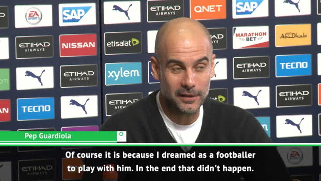 I dreamed of playing with Zidane - Guardiola