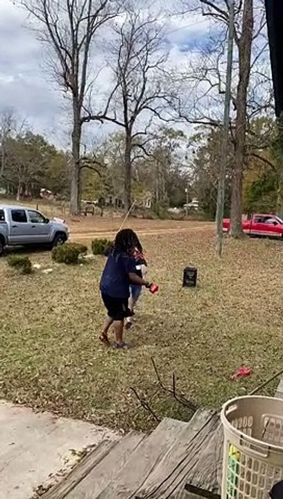Friend Accidentally Falls Down Off Deck