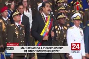 Venezuela: Maduro acusa a Estados Unidos de otro ‘intento golpista’