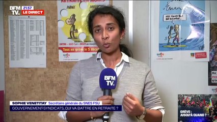 Sophie Venetitay (SNES FSU): "ce climat de défiance envers le gouvernement existe depuis des mois, des années"