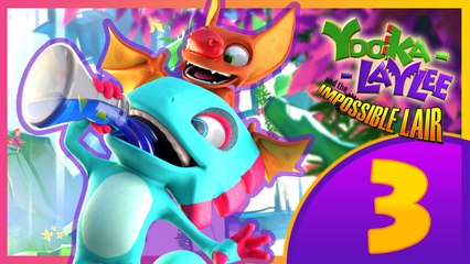 Yooka-Laylee and the Impossible Lair Part 3 (PS4) 100% Walkthrough Level 5, 5-2 & 2-2