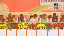 Prime Minister Narendra Modi addresses a public rally in Jharkhand’s Sahibganj