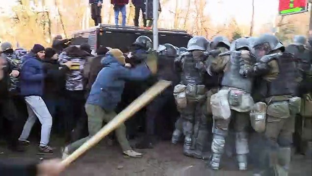 Киев: протесты и стычки