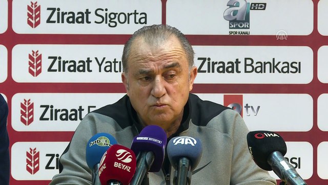 Tuzlaspor-Galatasaray maçının ardından - Fatih Terim - İSTANBUL