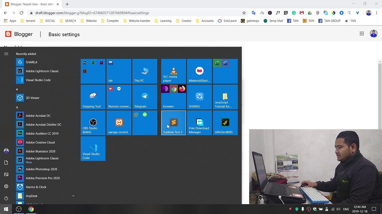 बनाउनुहाेस् Blog काे Setting दरिलाे || Some Settings for Blogger || video 3 || Blogger Series