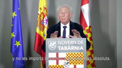 Albert Boadella se presenta como presidente de Tabarnia en el exilio