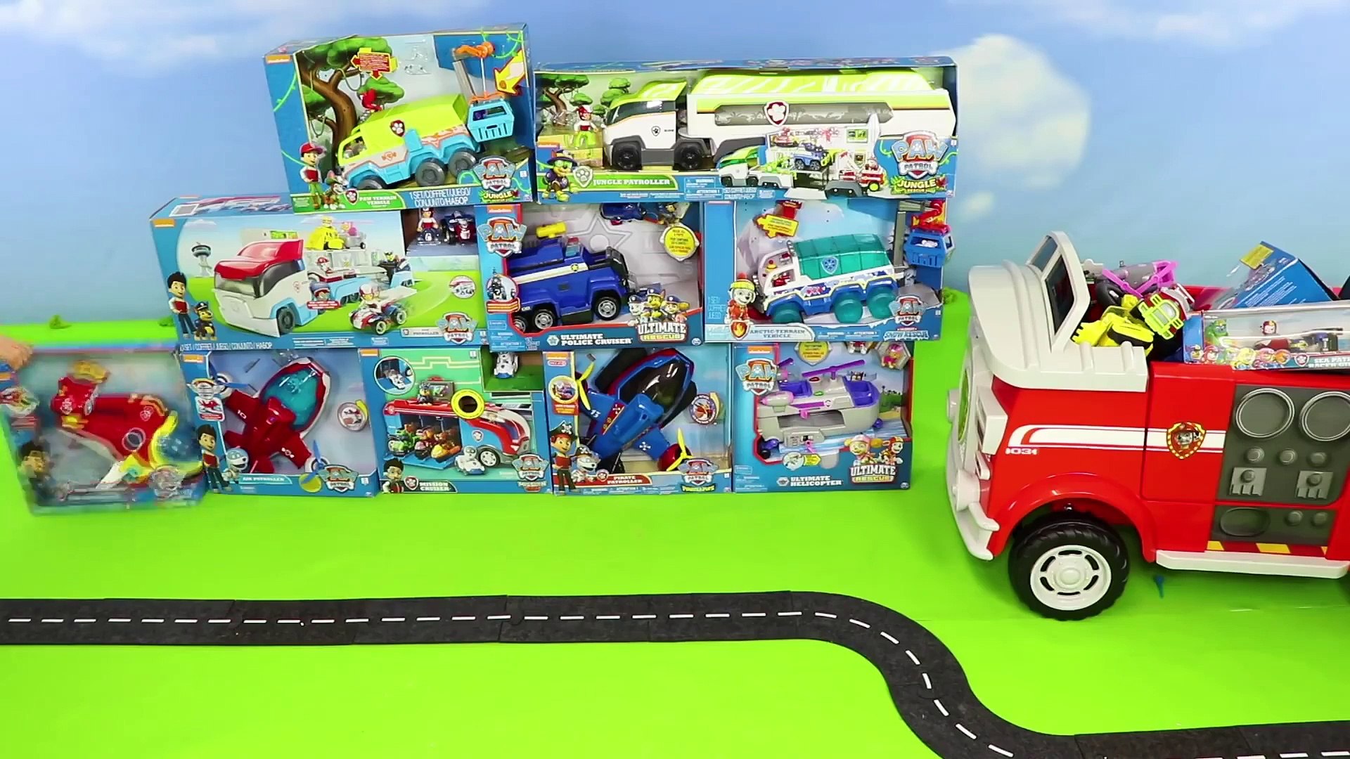 Paw patrol paw on sale patrol toy videos