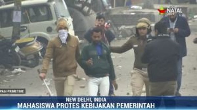 Belasan Demonstran Terluka saat Protes UU Kewarganegaraan di India