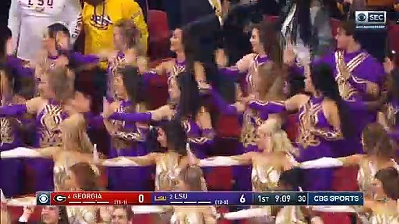 #4 Georgia vs #2 LSU First Half Highlights | College Football Highlights