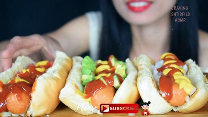 ASMR _ Hotdogs _ Soft Eating Sounds _ Craving Satisfied