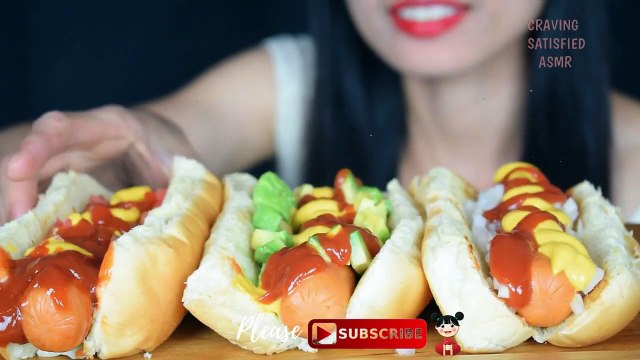 ASMR _ Hotdogs _ Soft Eating Sounds _ Craving Satisfied